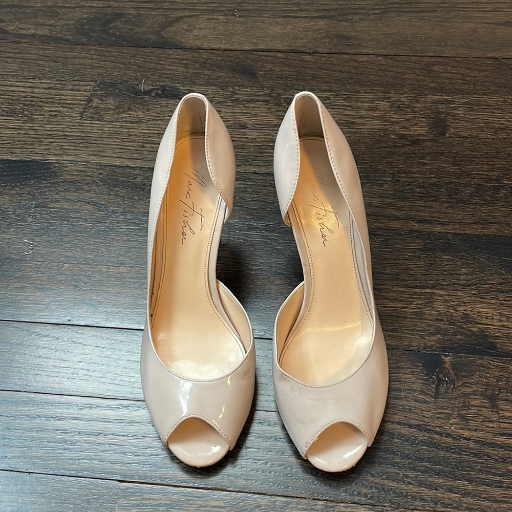 Nude high heels